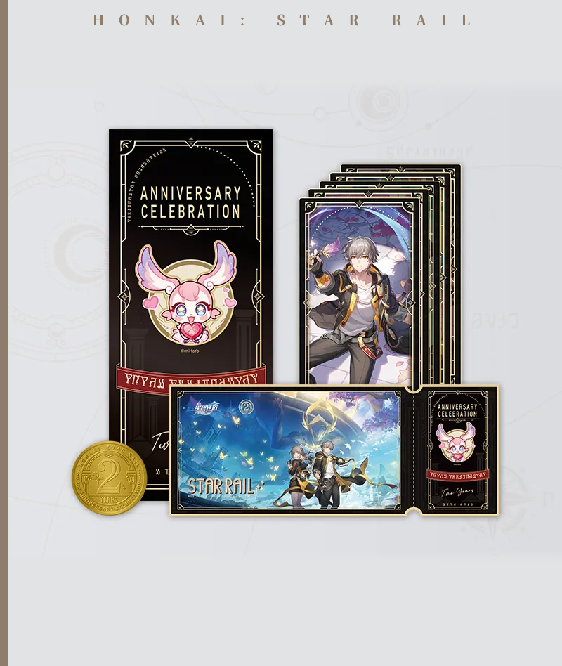 518-[Copy][Official Merch] Honkai: Star Rail Chibi Stand Adventures on the Astral Express