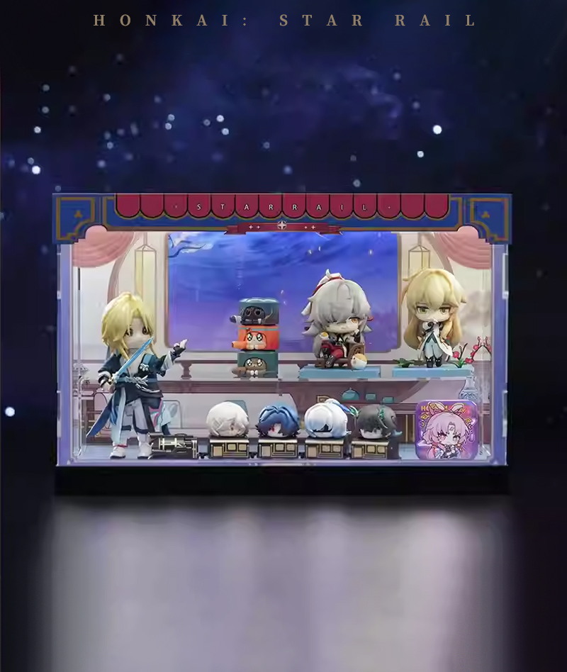 [Official Merch] HSR Themed Chibi Figure Display Box