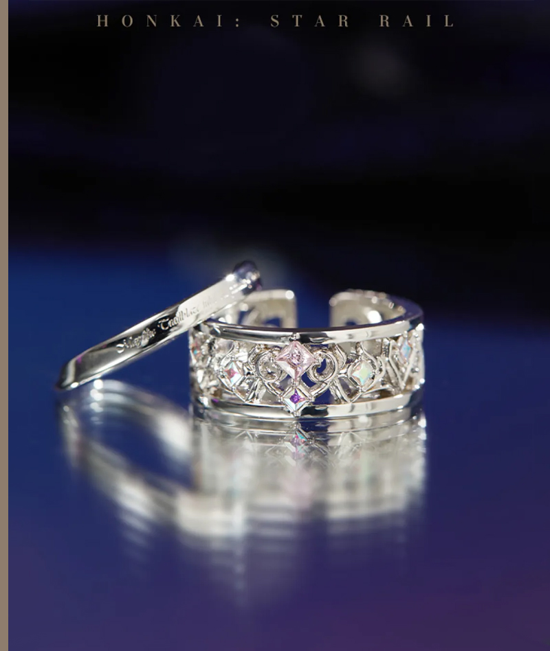 [Copy][Official Merch] Honkai: Star Rail Cyrene Impression Ring Set