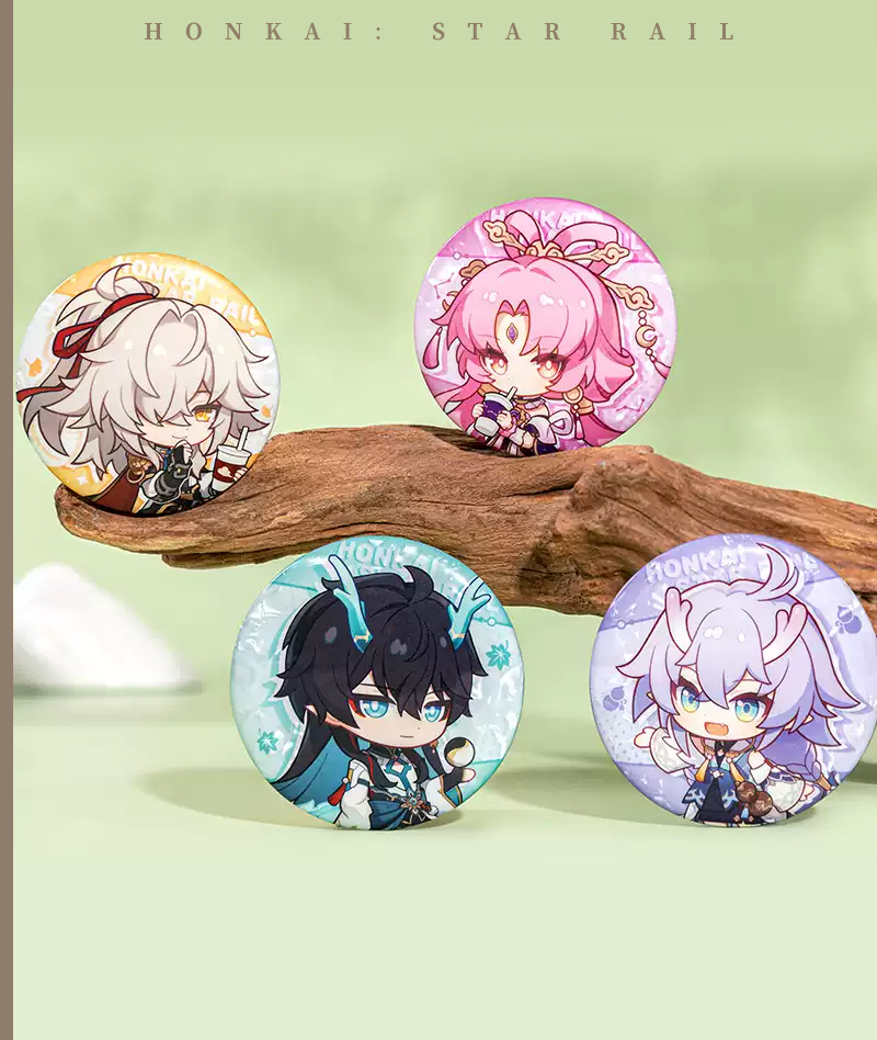 158-[Copy][Official Merch] Honkai: Star Rail Path of Nihility Character Series Badge
