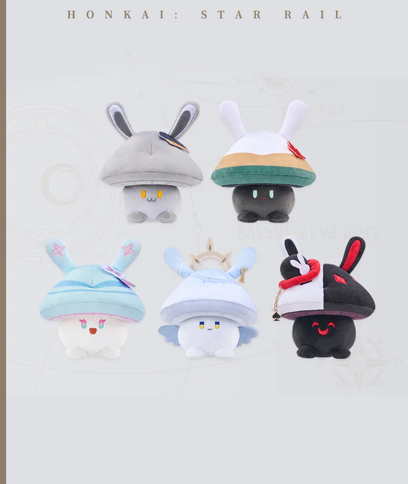 [Official Merch] Honkai: Star Rail Bunny Mushroom & Mushroom Bunny Series Plush Doll