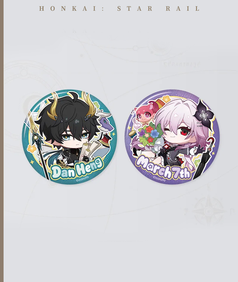 [Official Merch] Honkai: Star Rail Autumn Festival Series Chibi Badge