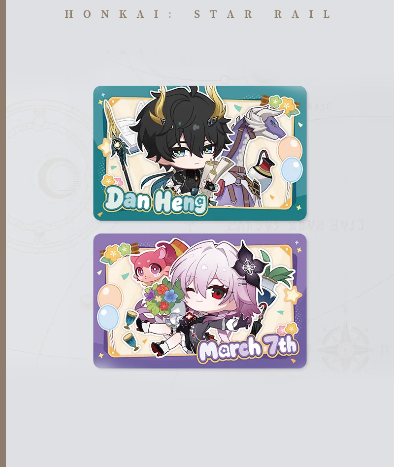 [Official Merch] Honkai: Star Rail Autumn Festival Series Chibi Collectible Card