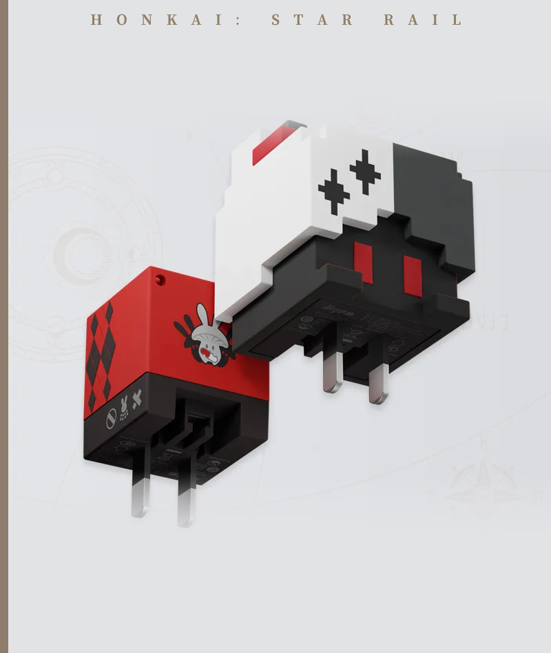 [Official Merch] Honkai: Star Rail Sparxie & Sparkle Series 35W Fast Charging Power Adapter