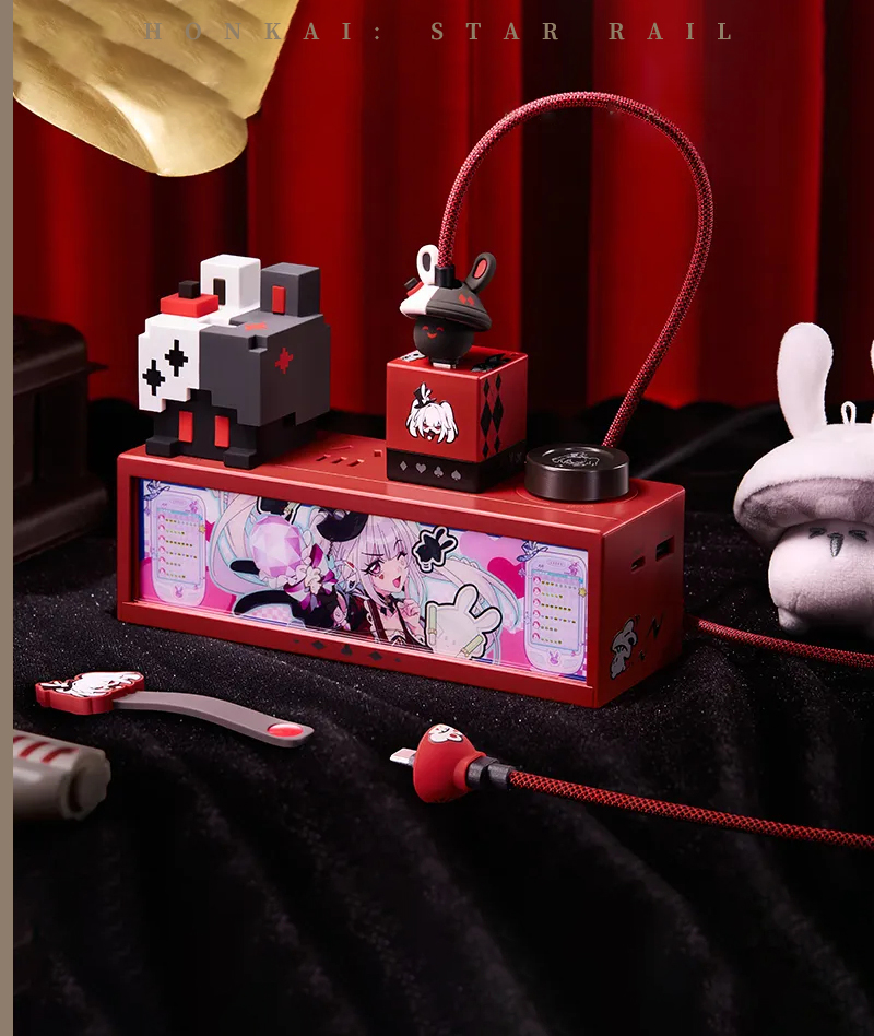 [Official Merch] Honkai: Star Rail Sparxie & Sparkle Series 100W Braided Charging Cable