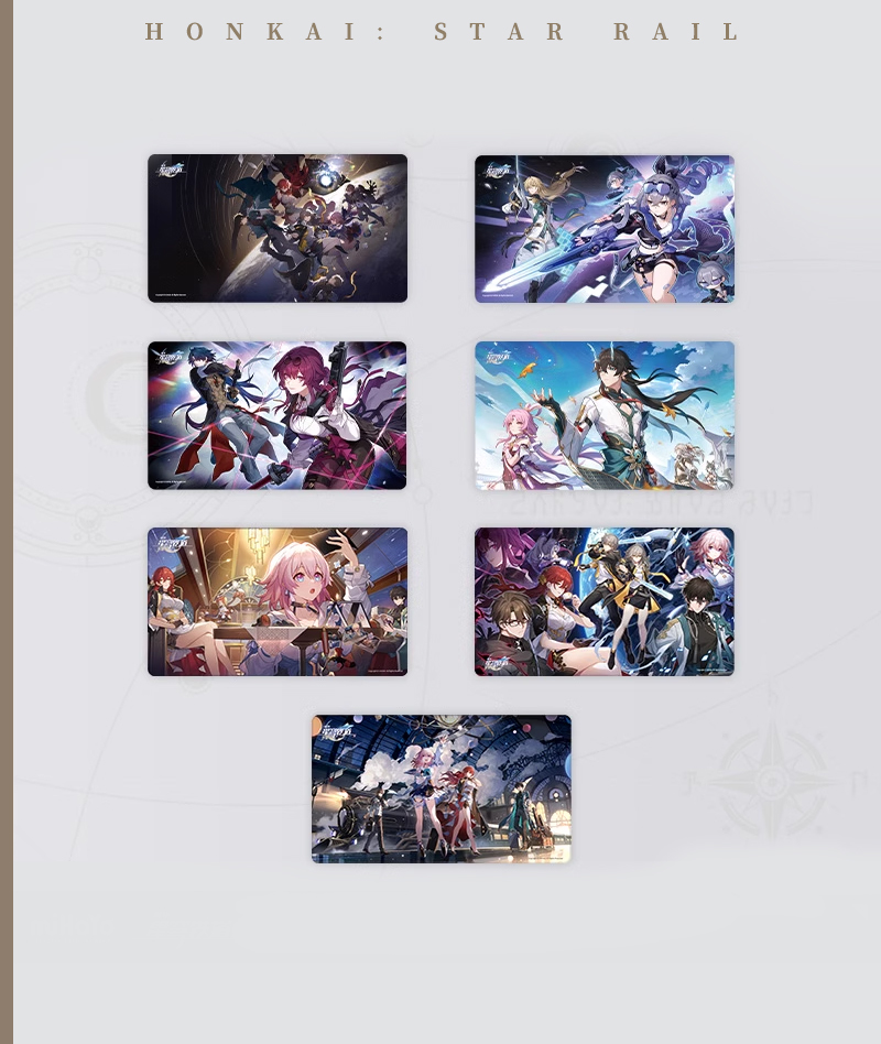 [Official Merch] HSR Theme Series Mouse Pad / Desk Mat