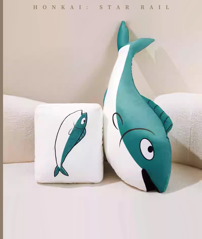 [Official Merch] HSR Qingque 2-in-1 Pillow / Plushie Celestial Jade