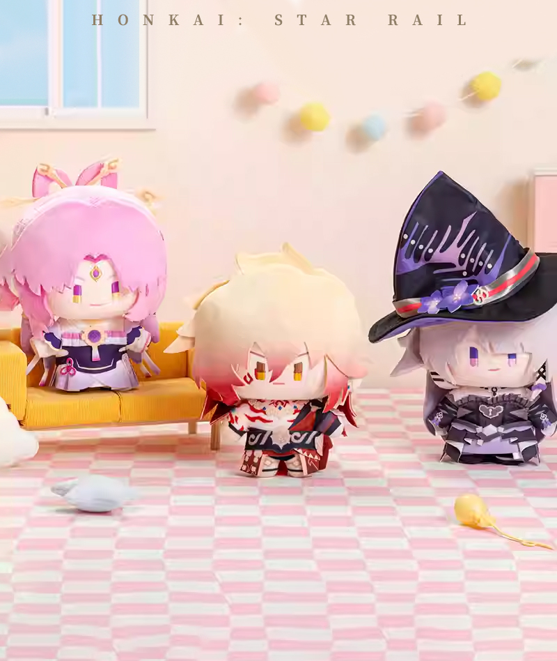 [Official Merch] HSR Chibi Plushie Doll Character