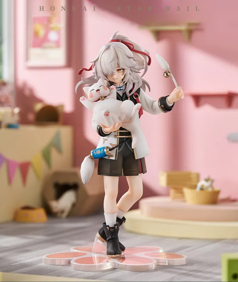 [Official Merch] Honkai: Star Rail Chibi Cat Series Jing Yuan Scale Figure