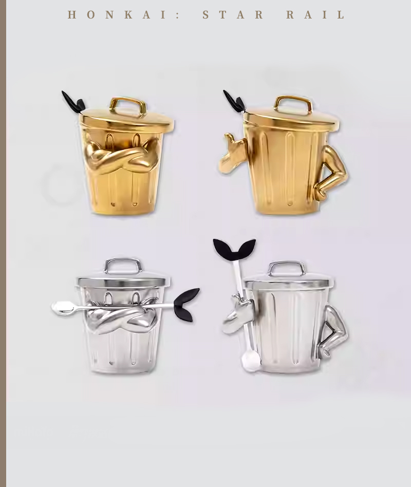 [Official Merch] HSR Lordly Trashcan Mug