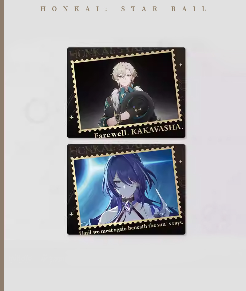 [Official Merch] HSR Fridge Magnet Memories of Journeying Together