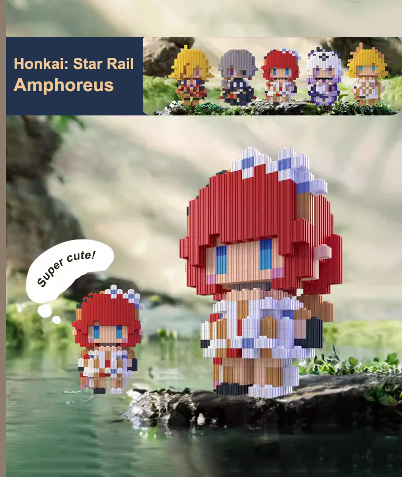 Honkai: Star Rail Amphoreus Character Building Block Figures