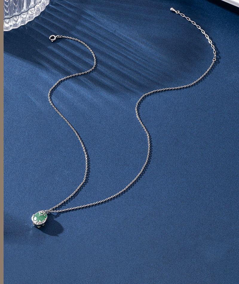 Honkai: Star Rail Aventurine Cornerstone Necklace & Ring