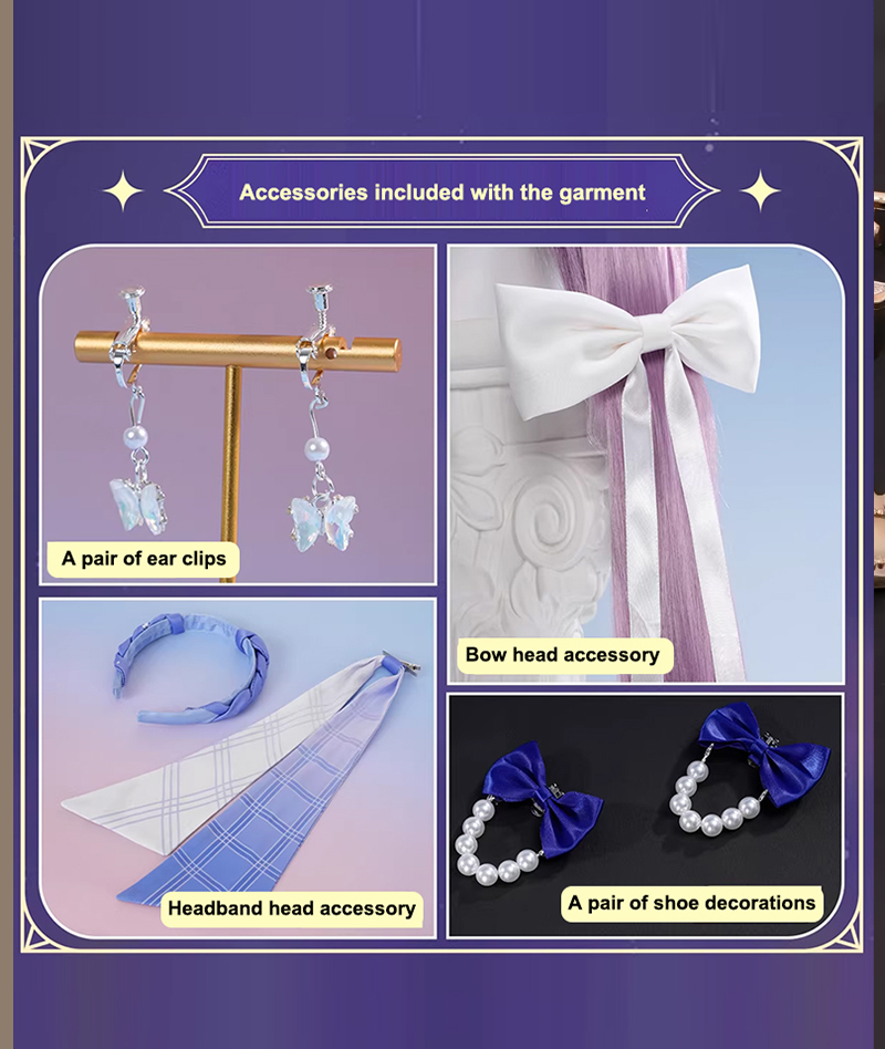 Honkai: Star Rail x Luckin Coffee Castorice Cosplay Costume