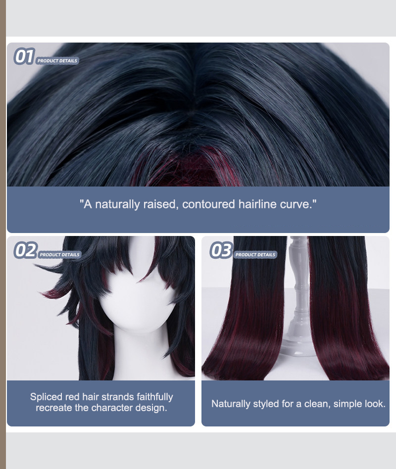 Honkai: Star Rail Blade Cosplay Wig