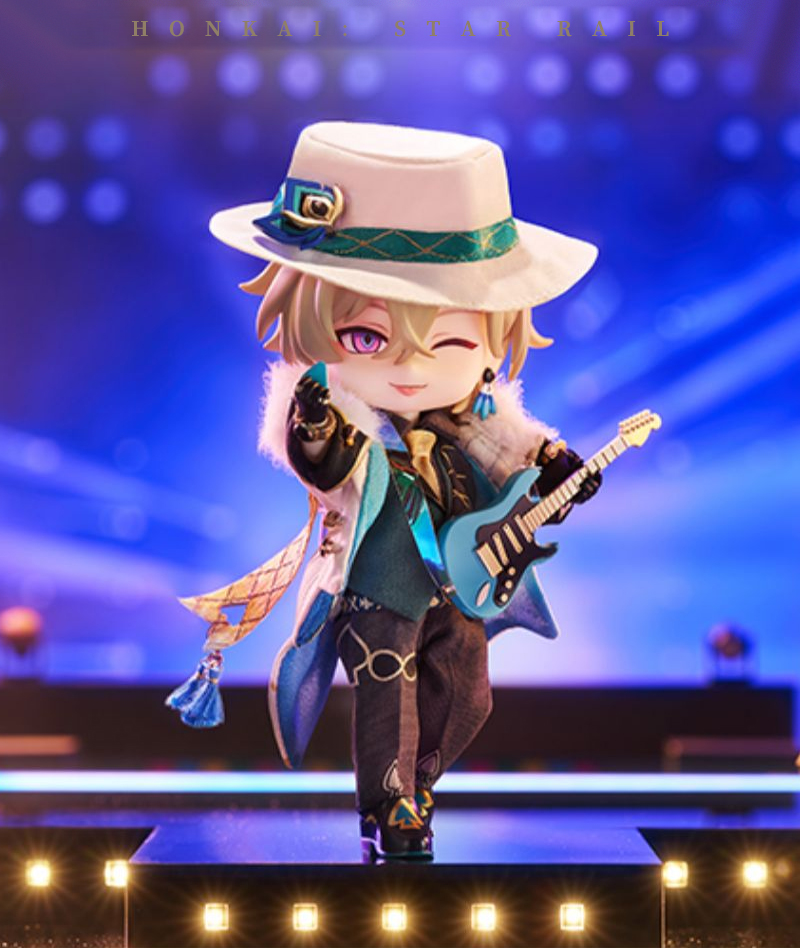 [Official Merch] Honkai: Star Rail Aventurine Nendoroid Doll Action Figure Star Rail LIVE Ver. 