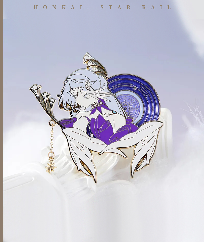 [Official Merch] Honkai Star Rail Robin Impress Metal Badge