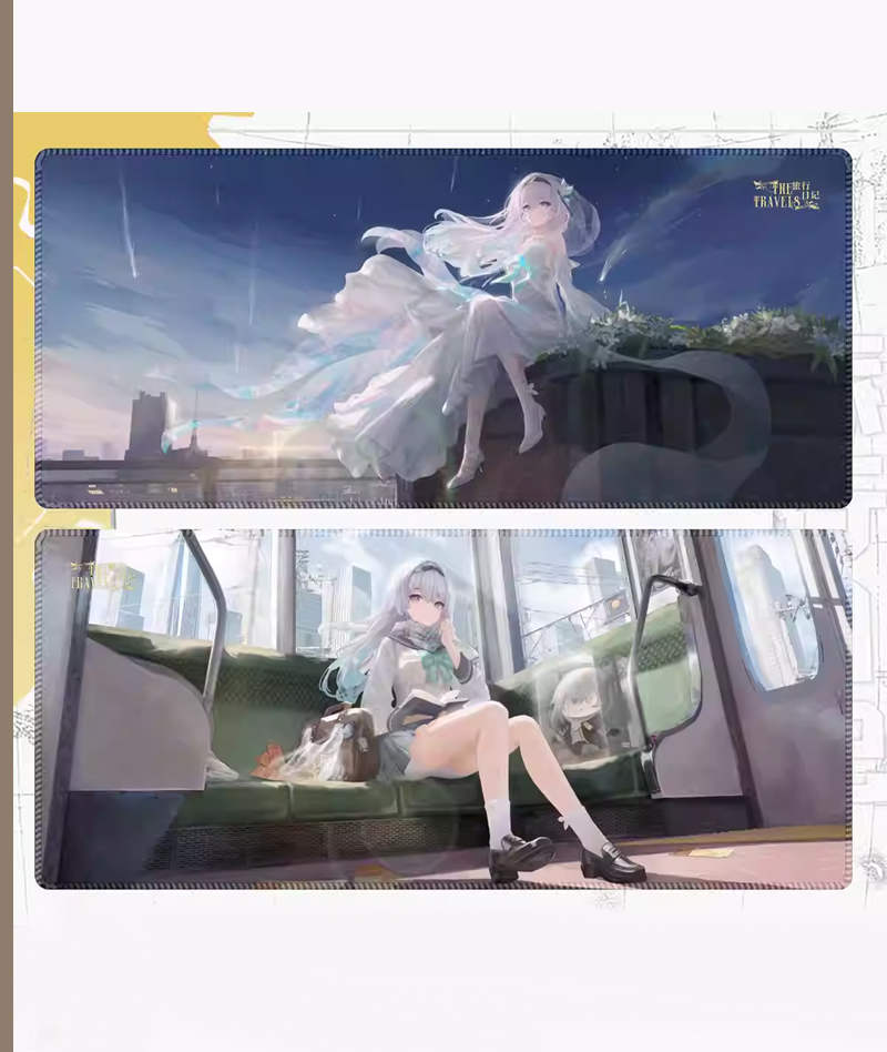 Honkai: Star Rail "Travel Diary" Mouse Pad - Castorice, Firefly & Sparkle