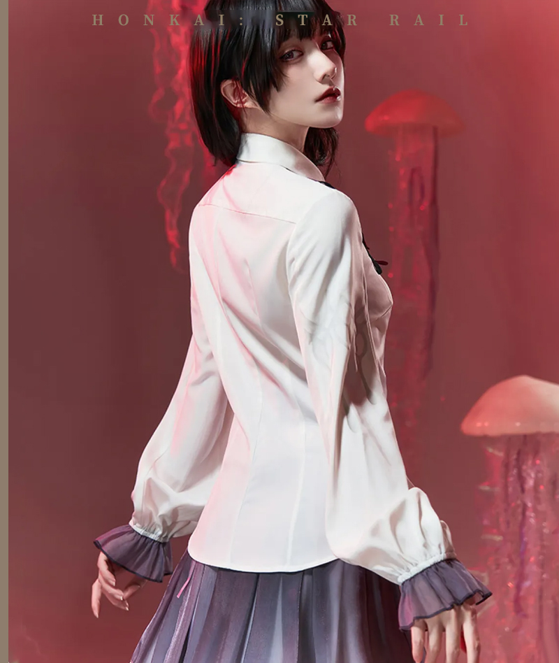 [Official Merch] HSR Evernight Impression Long-Sleeve Shirt