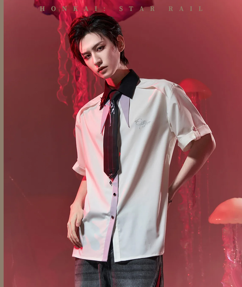 [Official Merch] HSR Evernight Impression Short-Sleeve Shirt
