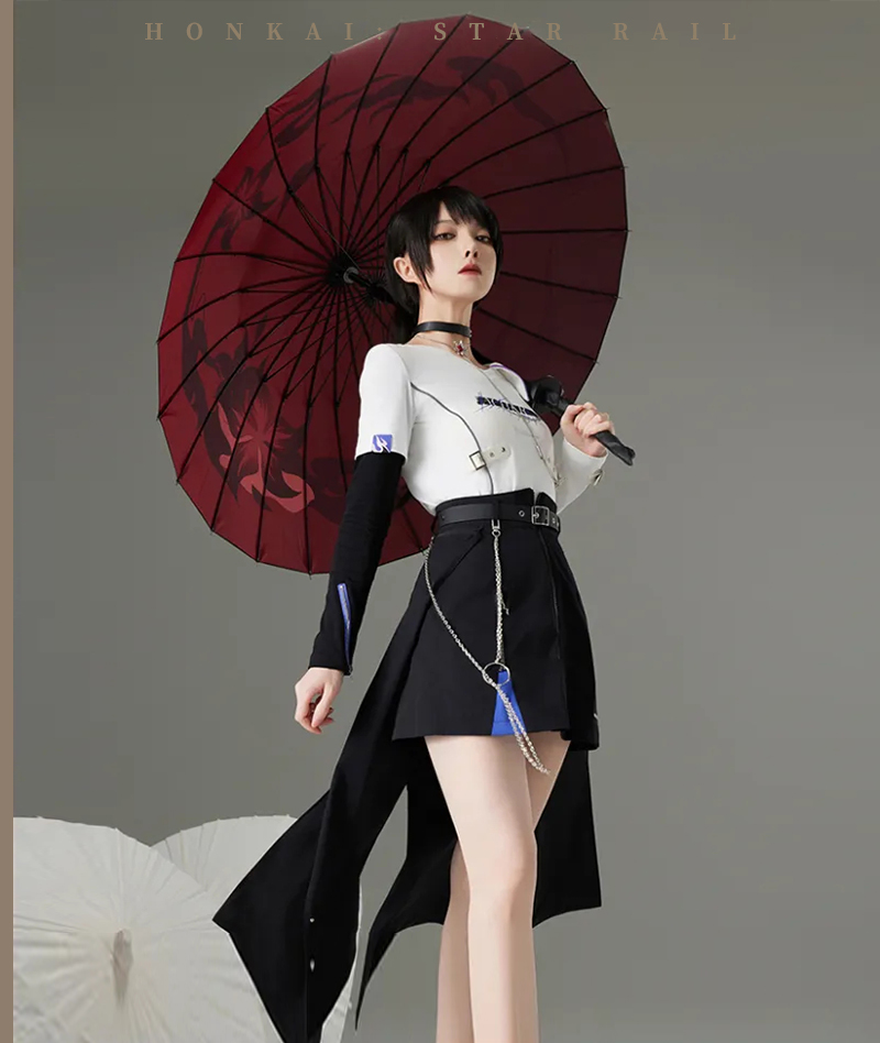[Official Merch] Honkai: Star Rail Acheron Impression Long-Handle Umbrella