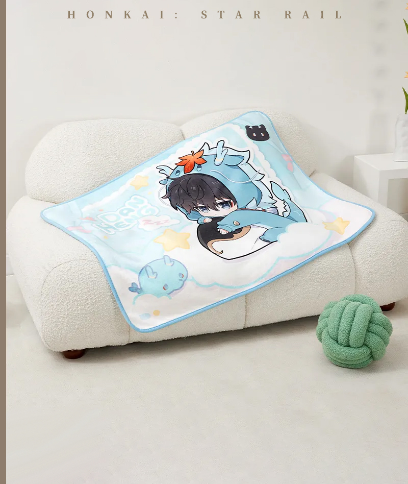[Official Merch] HSR Chibi Home Blanket - Boys Dormitory Series