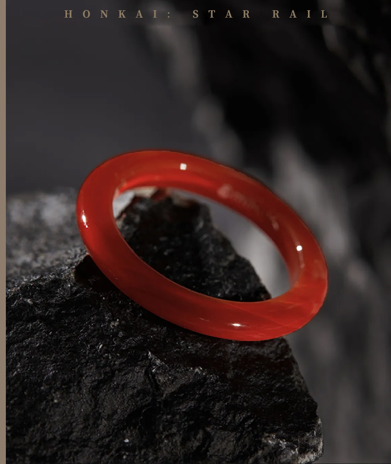 313-[Copy][Official Merch] HSR Aventurine Impression Ring Set