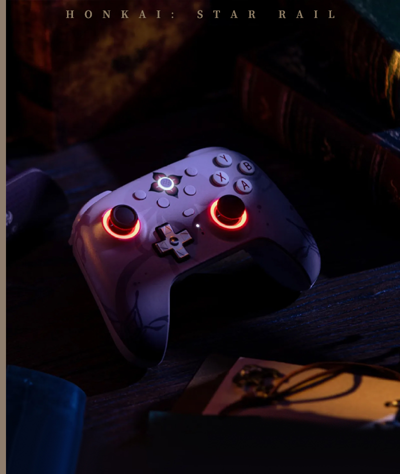 459-[Copy][Official Merch] HSR Castorice Force Feedback Elite Game Controller 