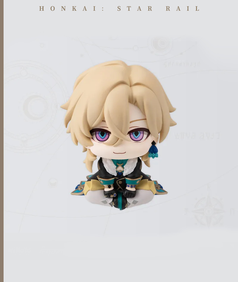 [Official Merch] Honkai: Star Rail LookUp Series Chibi Figures - Aventurine & Kakavasha Set