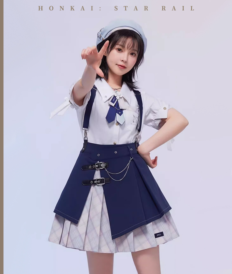 284-[Copy][Official Merch] HSR March 7th Impression Clothing Beret
