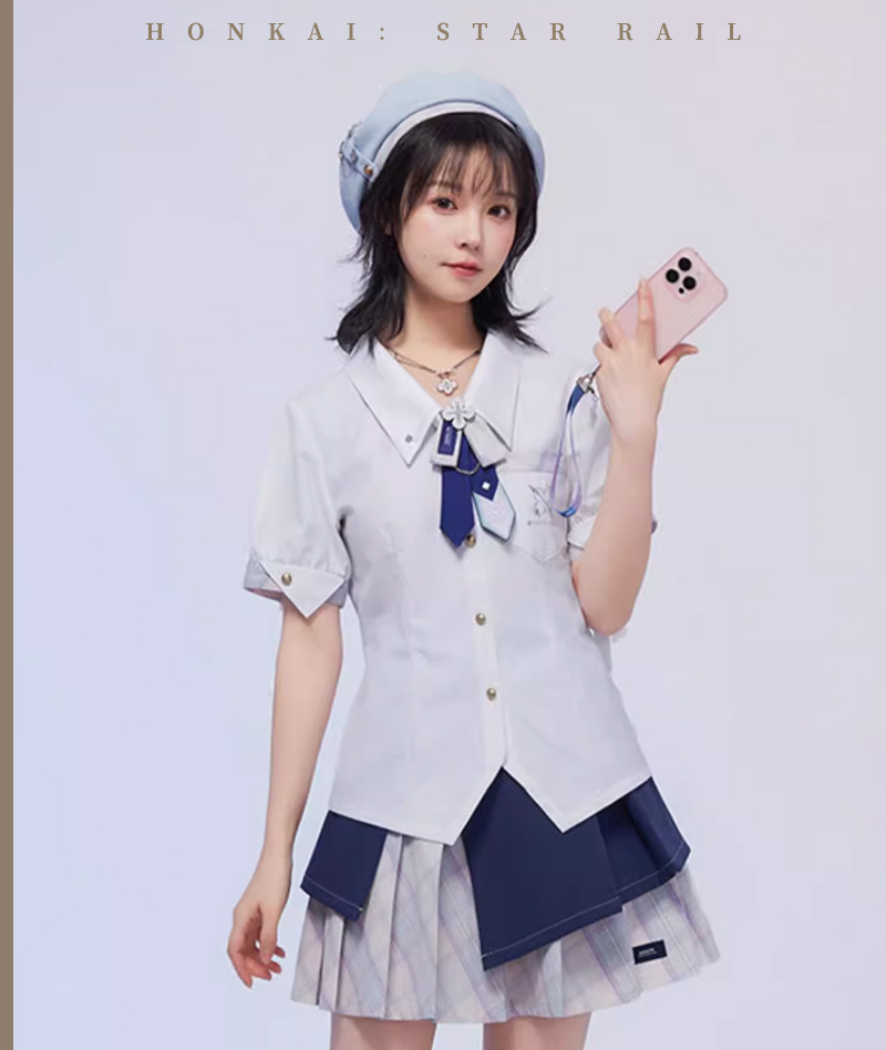279-[Copy][Official Merch] HSR March 7th Impression Clothing Beret