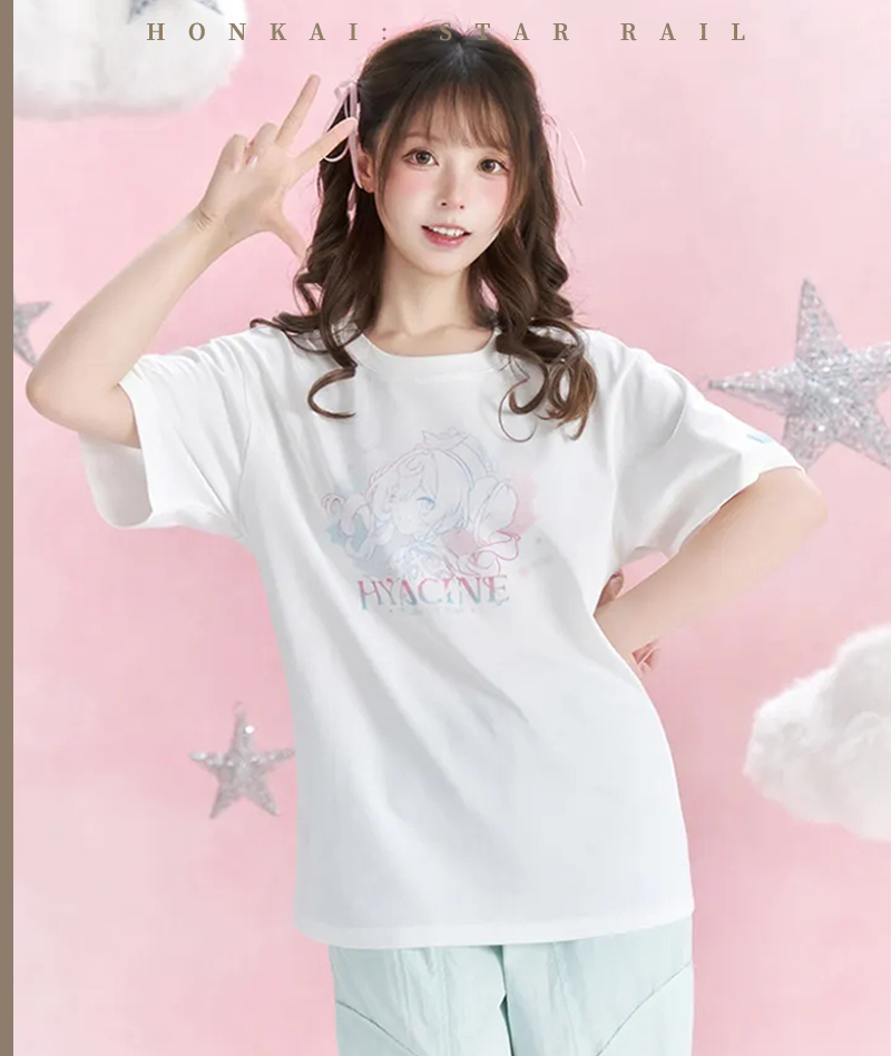 [Official Merch] Honkai Star Rail Hyacine Impression T-Shirt