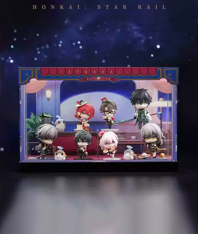 [Official Merch] HSR Themed Chibi Figure Display Box