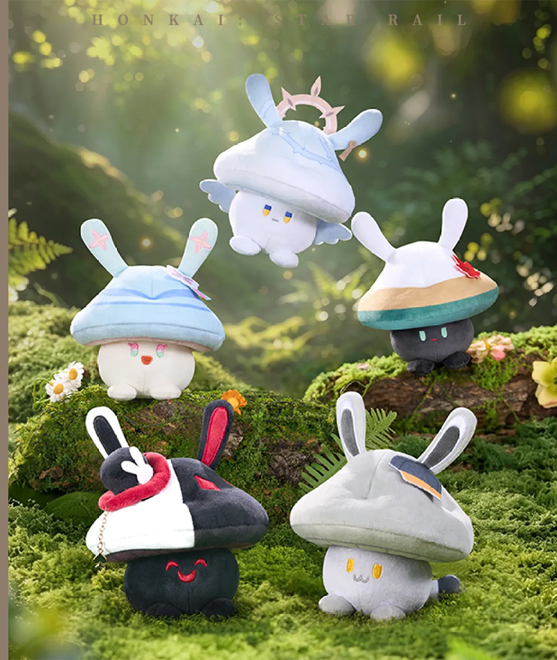 [Official Merch] Honkai: Star Rail Bunny Mushroom & Mushroom Bunny Series Plush Doll