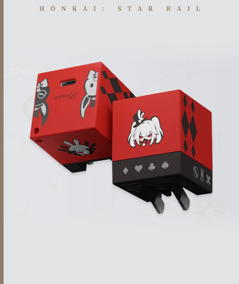 [Official Merch] Honkai: Star Rail Sparxie & Sparkle Series 35W Fast Charging Power Adapter