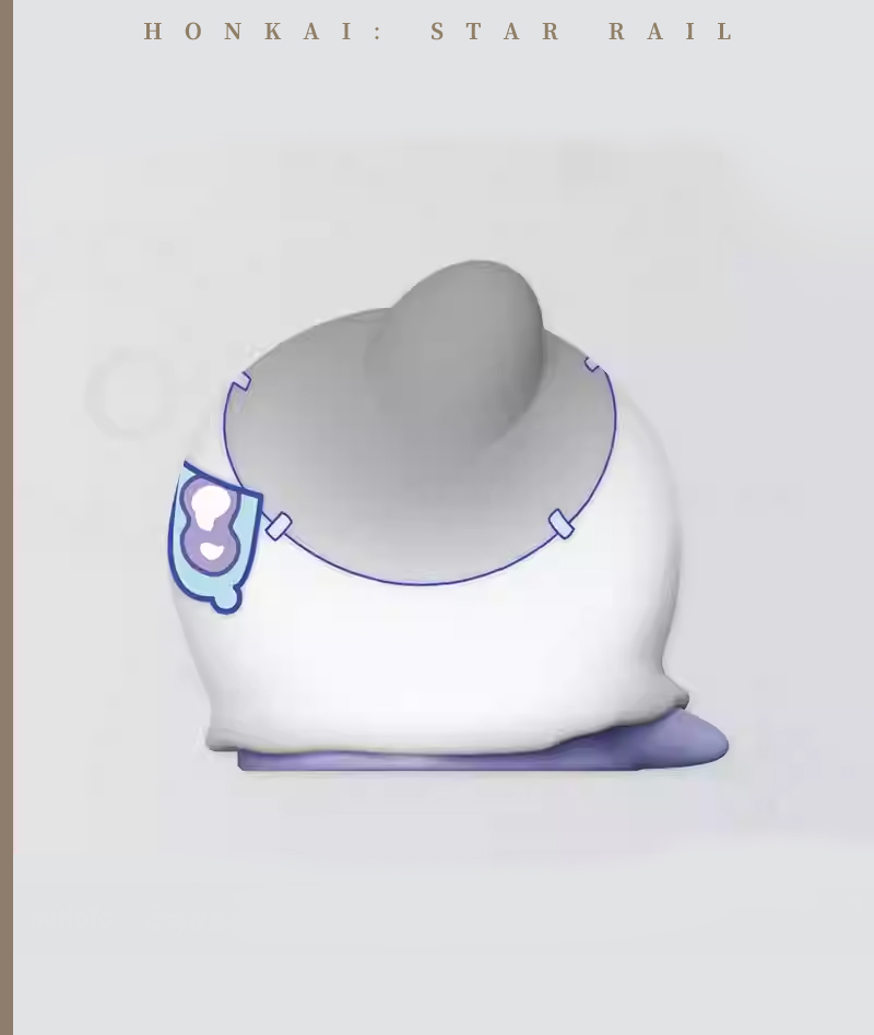 [Official Merch] HSR Wubbaboo Pat-Activated Night Light