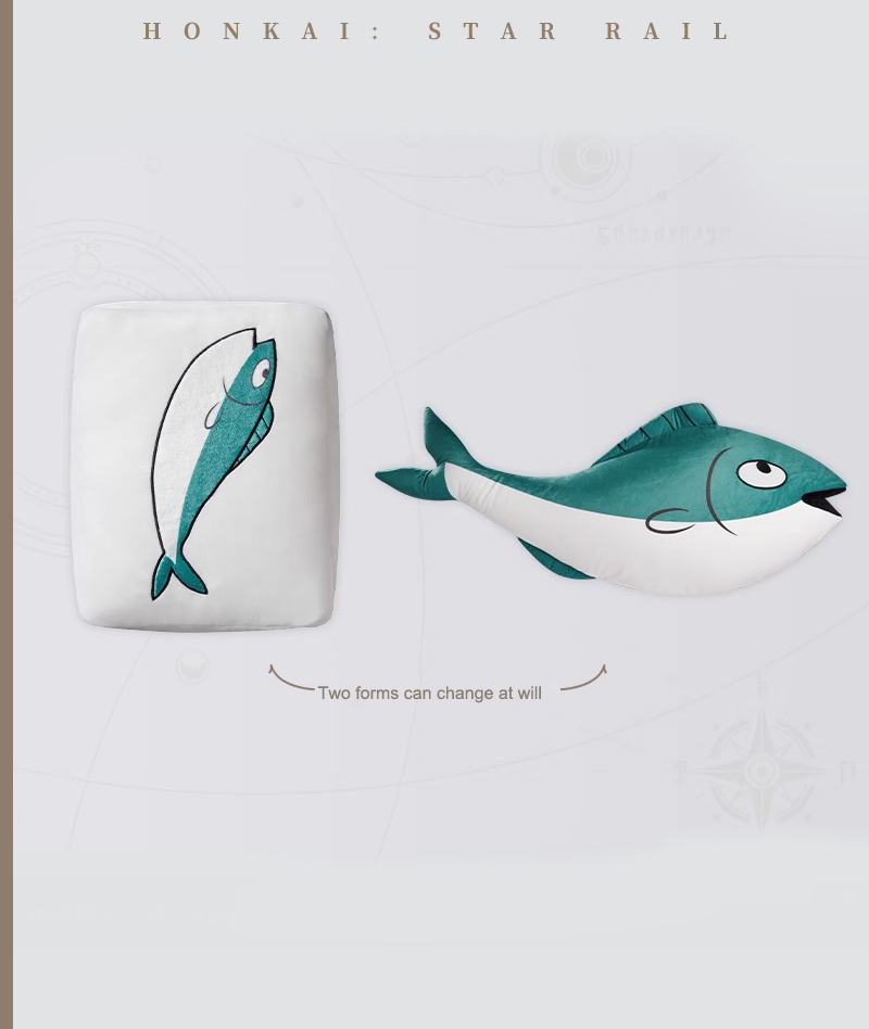 [Official Merch] HSR Qingque 2-in-1 Pillow / Plushie Celestial Jade