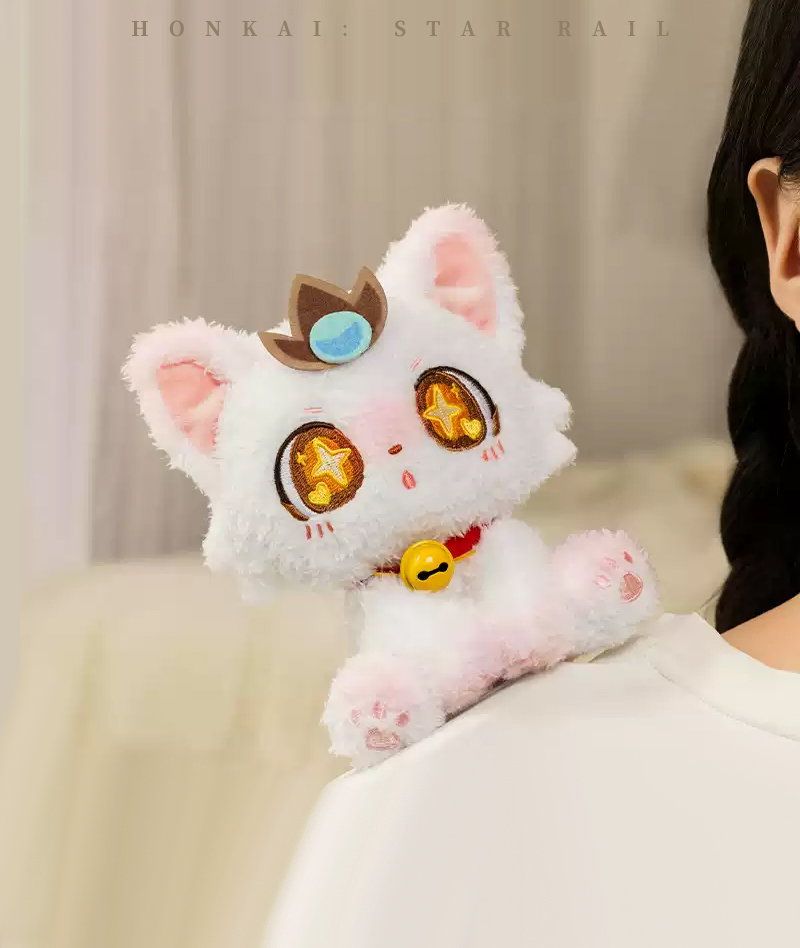 [Official Merch] HSR Yunli Cat Plushie Shoulder Sitting Doll