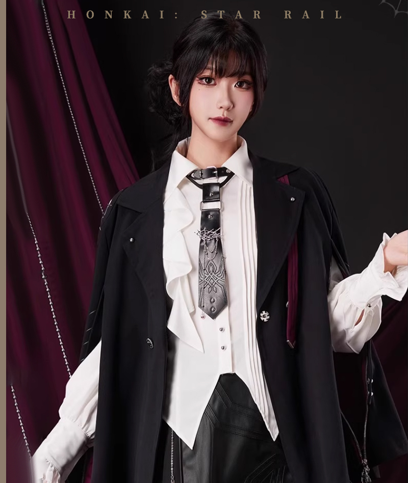 [Official Merch] HSR Kafka Impression Tie & Brooch