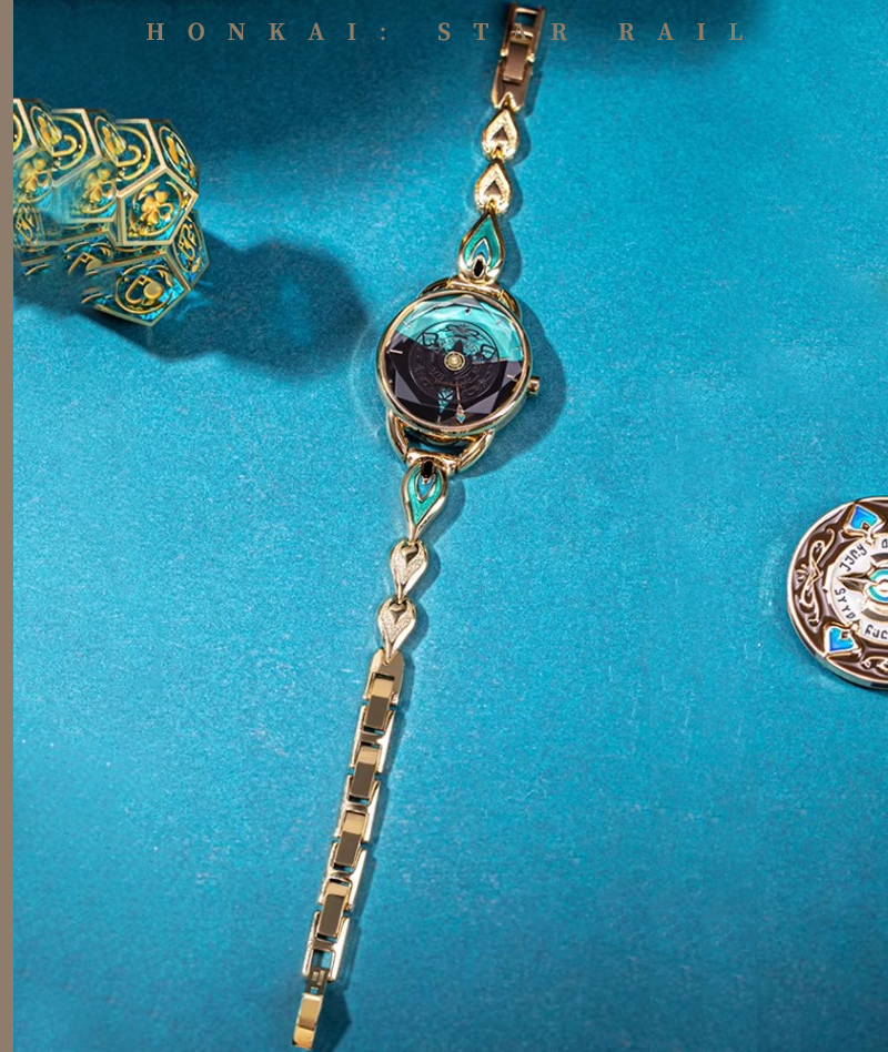 [Official Merch] HSR Aventurine Impression Watch