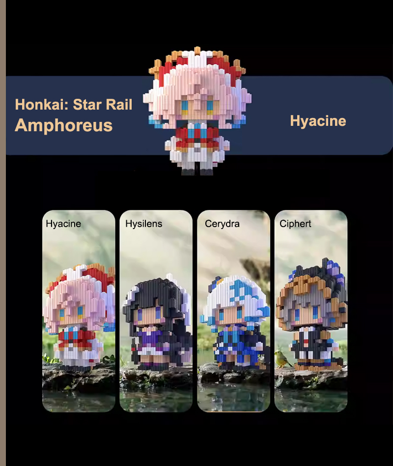 Honkai: Star Rail Amphoreus Character Building Block Figures