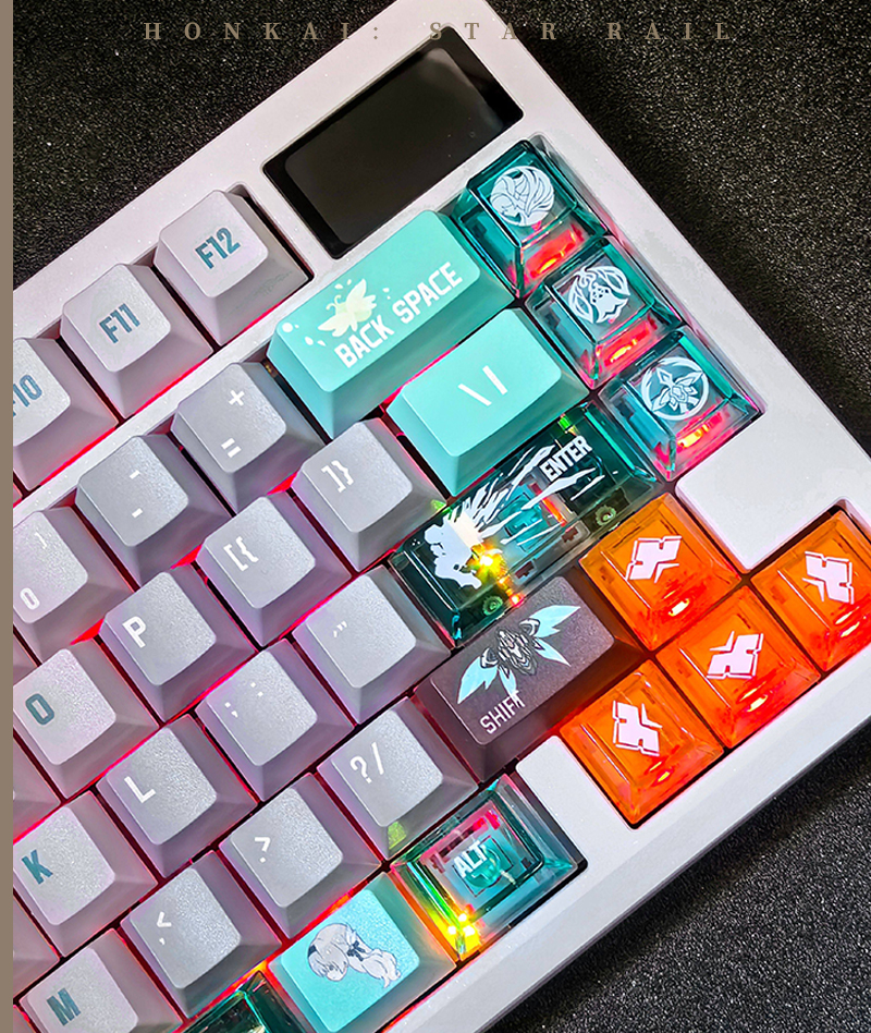 Honkai: Star Rail Firefly Keycap Set PBT Keyboard Caps