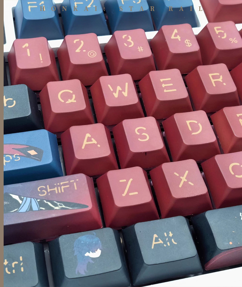 Honkai: Star Rail Blade Keycap Set for Mechanical Keyboards