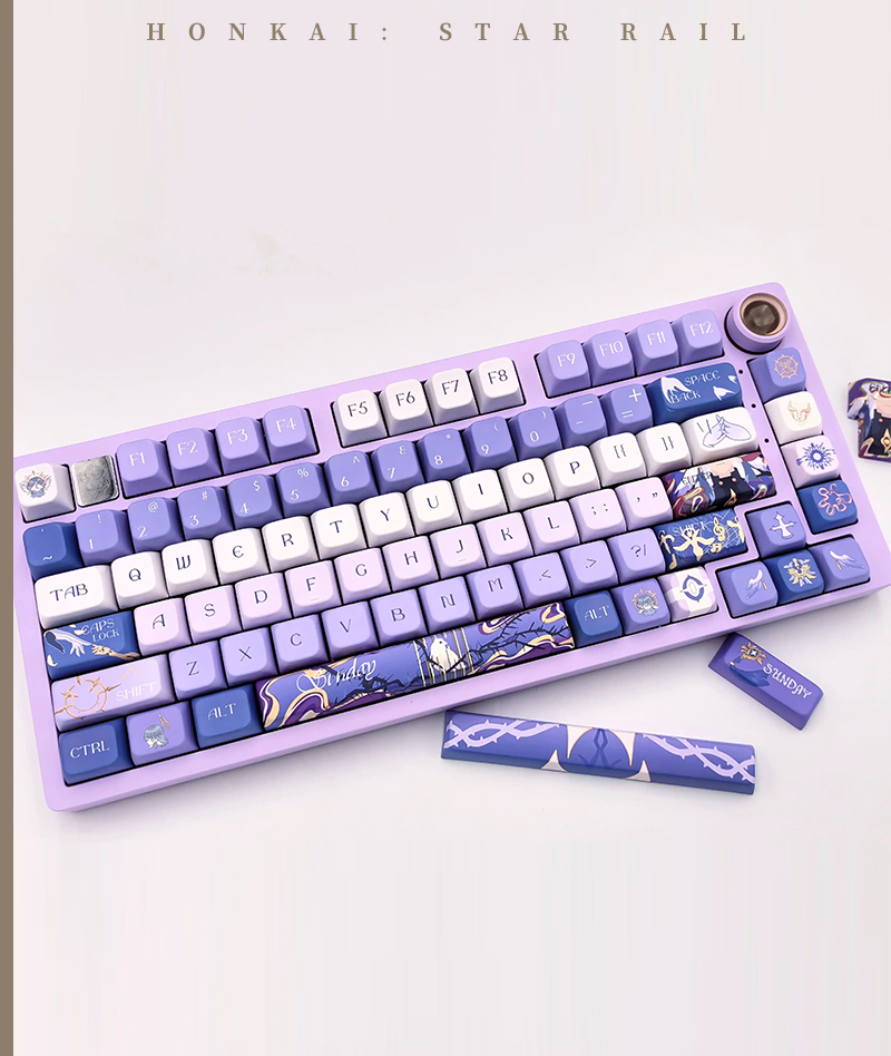 Honkai: Star Rail Sunday Keycap Set PBT Keyboard Caps