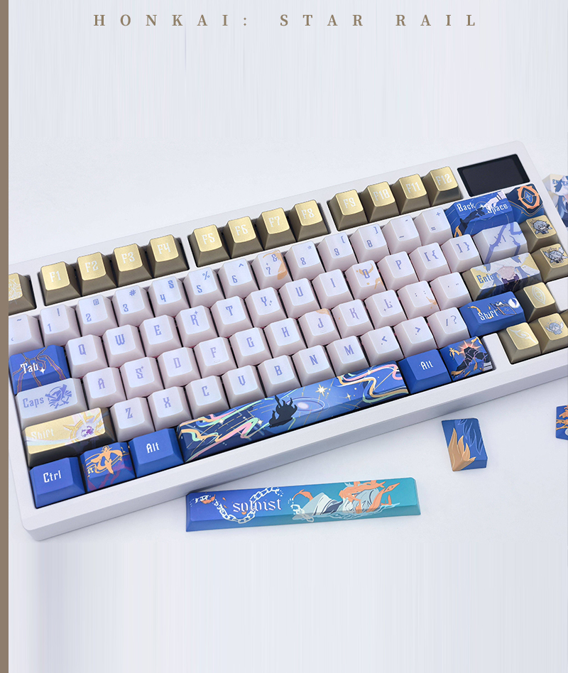 Honkai: Star Rail Sunday 2.0 Pearlescent PBT Keycap Set - Cherry Profile