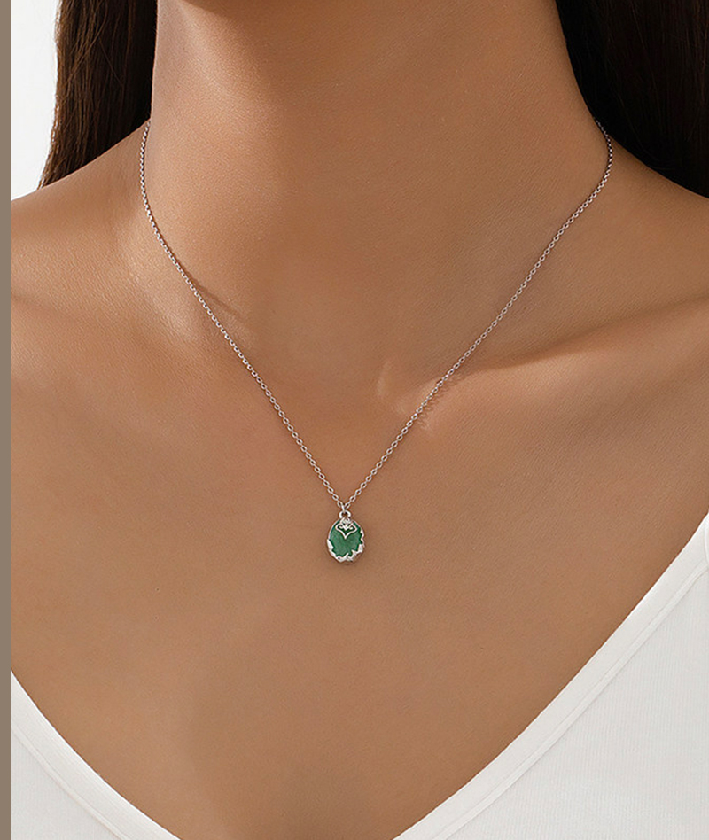 Honkai: Star Rail Aventurine Cornerstone Necklace & Ring