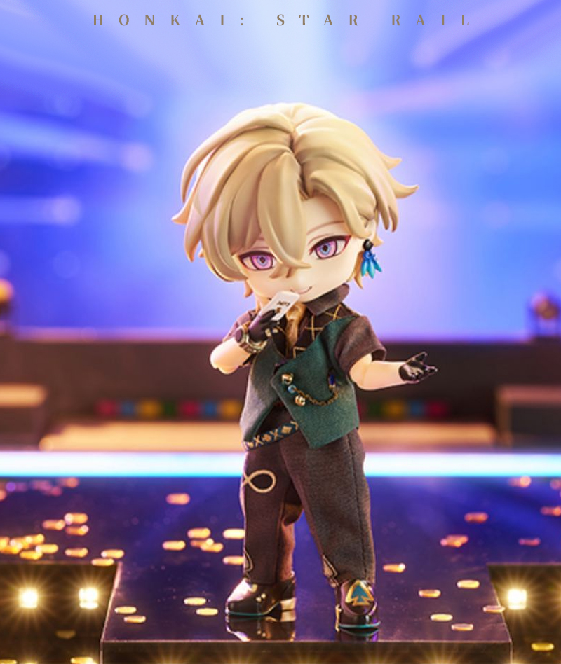 [Official Merch] Honkai: Star Rail Aventurine Nendoroid Doll Action Figure Star Rail LIVE Ver. 