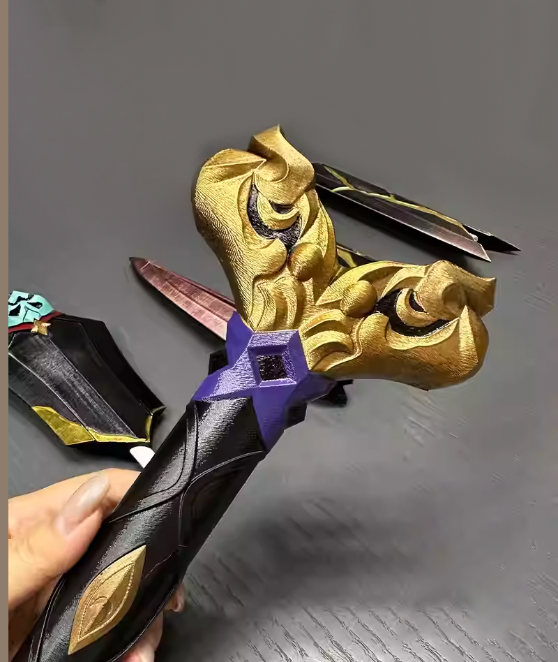 Honkai: Star Rail Blade Shard Sword 3D Printed Assembleable Cosplay Prop
