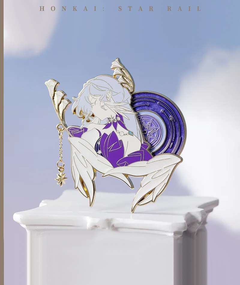 [Official Merch] Honkai Star Rail Robin Impress Metal Badge