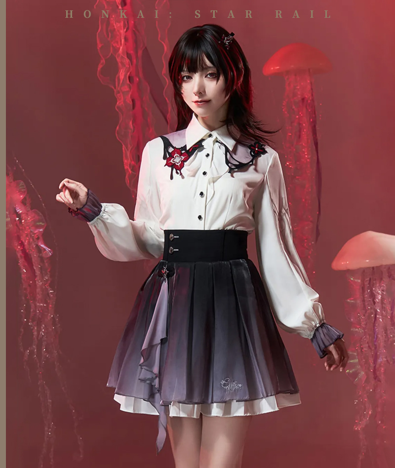 [Official Merch] HSR Evernight Impression Long-Sleeve Shirt